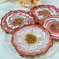 AMAZING APRICOT GOLD COASTER | DOUBLE-SIDED | HOME DECOR | HOME GIFT