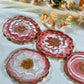 AMAZING APRICOT GOLD COASTER | DOUBLE-SIDED | HOME DECOR | HOME GIFT