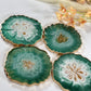 WONDERFUL GREEN & GOLD COASTER | DOUBLE-SIDED | HOME DECOR | HOME GIFT