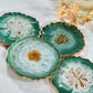 WONDERFUL GREEN & GOLD COASTER | DOUBLE-SIDED | HOME DECOR | HOME GIFT