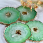 GORGEOUS LIGHT GREEN COASTER SET | HOME DECOR | HOME GIFT