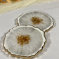 MAGIC GOLD & OFF WHITE TRAY WITH COASTER SET | HOME DECOR | HOME GIFT